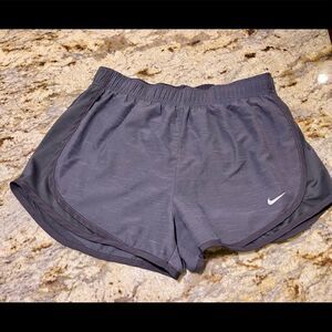 Nike women’s running shorts, medium blue heather, size medium
